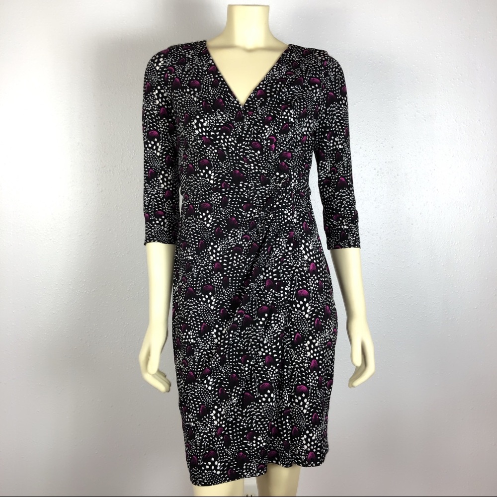White House Black Market Faux Wrap Dress Size 2 - Picture 1 of 6